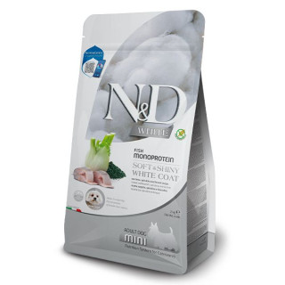 Farmina N&D White Grain Free Adult Mini Spigola, spirulina e finocchio 2 kg