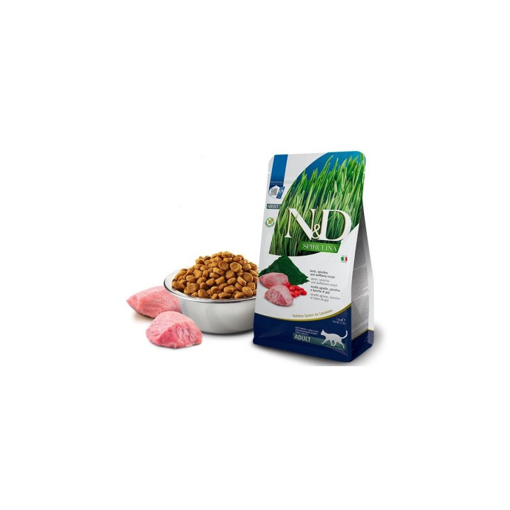 Farmina n&d spirulina gatto adult agnello 1,5 kg