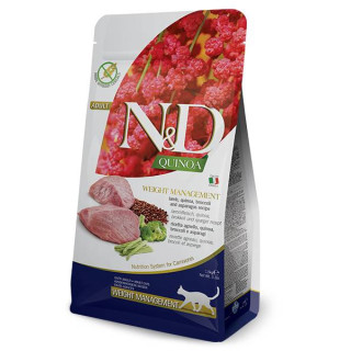Farmina N&D - Adult Weight Management all'Agnello con Quinoa, Broccoli e Asparagi da 5 Kg