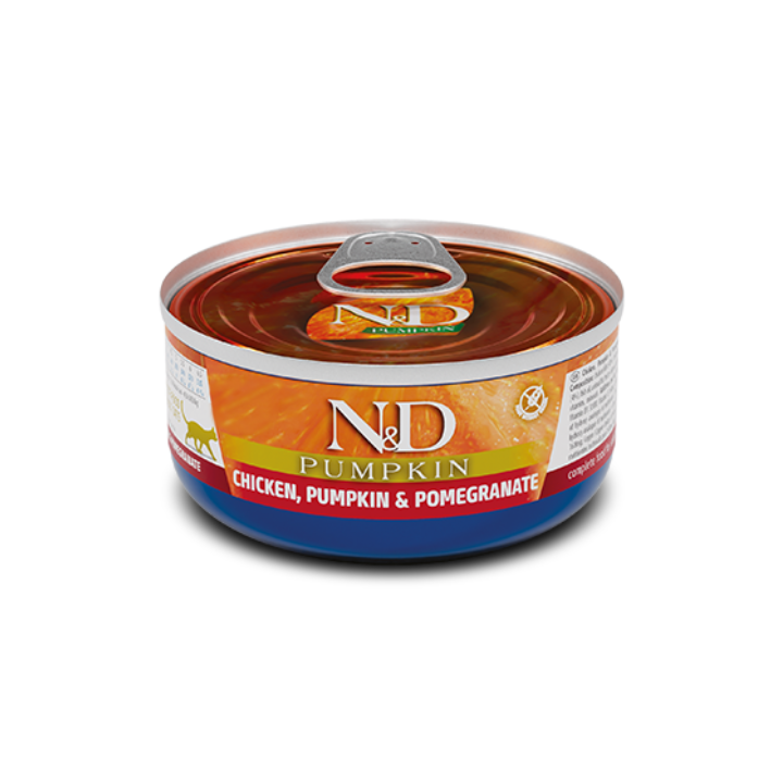 Farmina N&D Cat Pumpkin per Gatti Pollo E Melograno da 70 gr