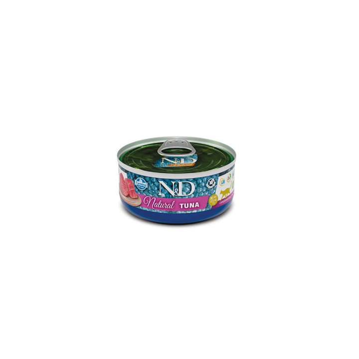 Farmina N&D Natural per Gatti Adulti Tonno da 70 gr