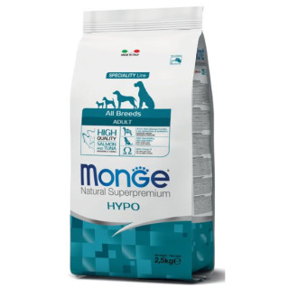 Monge Natural Superpremium All Breeds Adult Hypoallergenic con Salmone e Tonno 12 kg