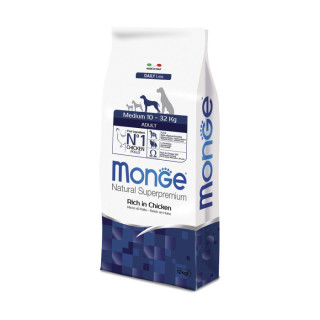 Monge Natural Superpremium Medium Adult Ricco di Pollo 12 kg
