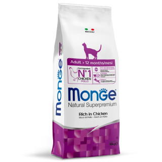 Monge Natural Superpremium Adult Ricco in Pollo 10 kg