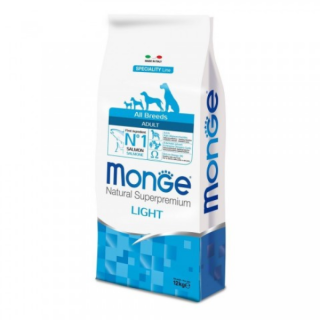 Monge Natural Superpremium All Breeds Adult Monoprotein Light Salmone con Riso 12 kg