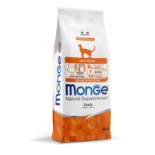 Monge Natural Superpremium Sterilised Monoprotein con Anatra 10 kg