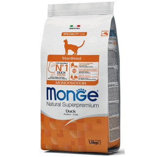 Monge Natural Superpremium Sterilised Monoprotein con Anatra 1,5 kg