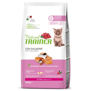 Natural Trainer Kitten con Salmone 1,5 kg