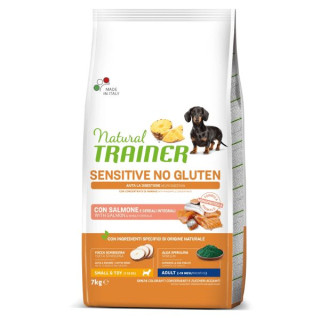 Natural Trainer Sensitive No Gluten Small e Toy Adult con Salmone 7 kg