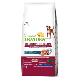 Natural Trainer Sensitive Adult Grain Free Medium/Maxi Trota 12 kg