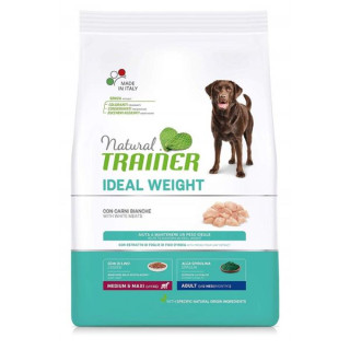 Natural Trainer Ideal Weight Adult Medium/Maxi con Carni Bianche 12 kg