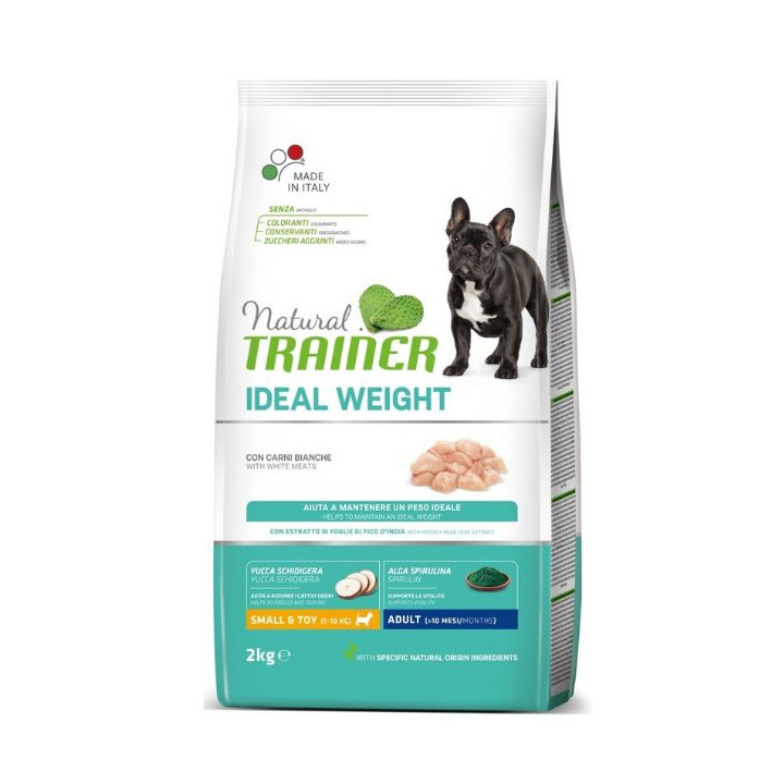Natural Trainer Ideal Weight Adult Small e Toy con Tacchino 2 kg