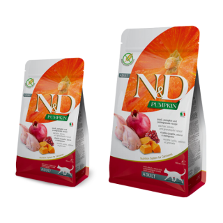 Farmina n&d pumpkin gatto neutered quaglia zucca e melograno 1,5 kg