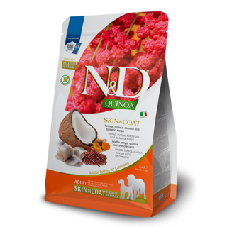 Farmina N&D Quinoa Skin&Coat Cani Adult Aringa 7 Kg