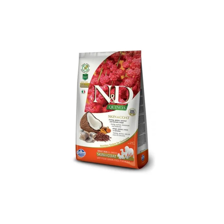 Farmina n&d quinoa cane skin&coat aringhe 2,5 kg