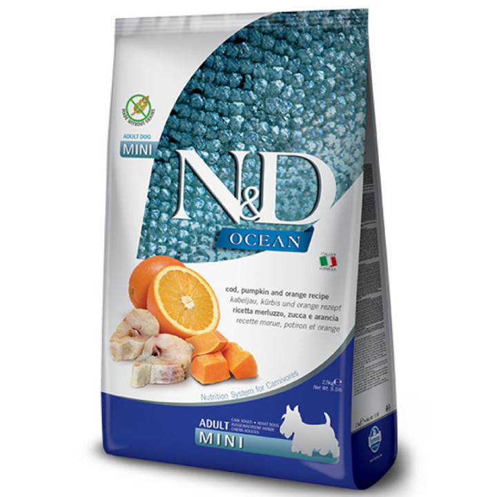 Farmina N&D Pumpkin Taglia Piccola Cani Merluzzo 2.5 kg