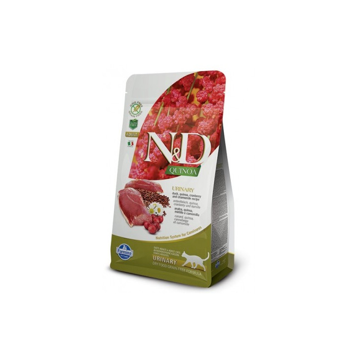 Farmina N&D Quinoa Urinary per Gatti Adulti con Anatra da 300 gr