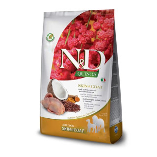 Farmina N&D Quinoa Skin&Coat Cani Adult Quaglia 7 Kg